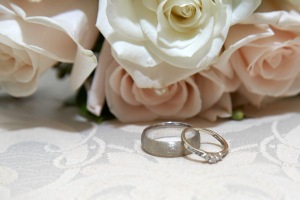 our wedding rings